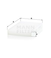 Фильтр салона MANN-FILTER CU 2940