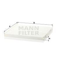 Фильтр салона MANN-FILTER CU 29 001
