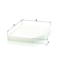 Фильтр салона MANN-FILTER CU 29 007