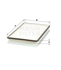 Фильтр салона MANN-FILTER CU 3032