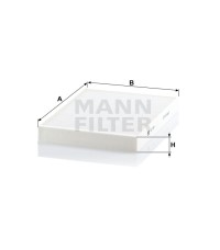 Фильтр салона MANN-FILTER CU 3037