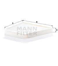 Фильтр салона MANN-FILTER CU 3172/1