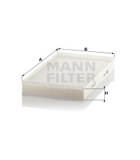 Фильтр салона MANN-FILTER CU 3540