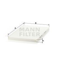 Фильтр салона MANN-FILTER CU 3562