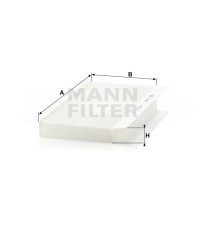 Фильтр салона MANN-FILTER CU 3567