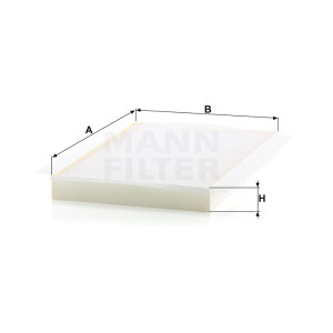 Фильтр салона MANN-FILTER CU 3569 Фильтр салона MANN-FILTER CU 3569