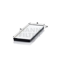 Фильтр салона MANN-FILTER CU 37 001