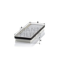 Фильтр салона MANN-FILTER CU 3855