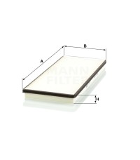 Фильтр салона MANN-FILTER CU 3858