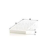 Фильтр салона MANN-FILTER CU 3955