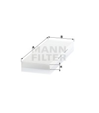 Фильтр салона MANN-FILTER CU 4151
