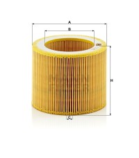 Фильтр воздушный MANN-FILTER C 1140