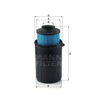 Фильтр воздушный MANN-FILTER C 15 200