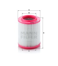 Фильтр воздушный MANN-FILTER C 1652