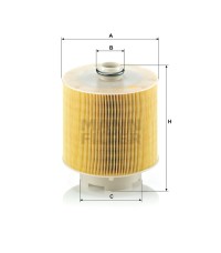 Фильтр воздушный MANN-FILTER C 17 137/1 X