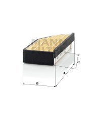 Фильтр воздушный MANN-FILTER C 2243/1 Фильтр воздушный MANN-FILTER C 2243/1