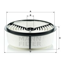 Фильтр воздушный MANN-FILTER C 2262 Фильтр воздушный MANN-FILTER C 2262