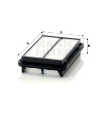 Фильтр воздушный MANN-FILTER C 2432 Фильтр воздушный MANN-FILTER C 2432