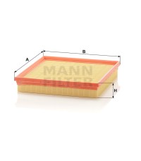 Фильтр воздушный MANN-FILTER C 2493 Фильтр воздушный MANN-FILTER C 2493