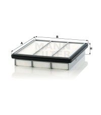 Фильтр воздушный MANN-FILTER C 25 020 Фильтр воздушный MANN-FILTER C 25 020