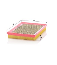 Фильтр воздушный MANN-FILTER C 2733