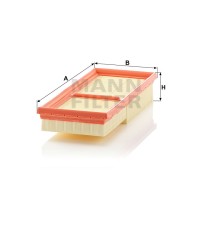 Фильтр воздушный MANN-FILTER C 2861-2 Фильтр воздушный MANN-FILTER C 2861-2