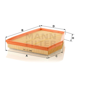 Фильтр воздушный MANN-FILTER C 31 143 Фильтр воздушный MANN-FILTER C 31 143