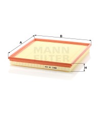 Фильтр воздушный MANN-FILTER C 35 009 Фильтр воздушный MANN-FILTER C 35 009