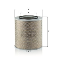 Фильтр воздушный MANN-FILTER C 35 1592 Фильтр воздушный MANN-FILTER C 35 1592