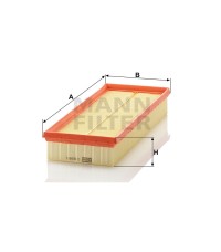Фильтр воздушный MANN-FILTER C 3698/3-2 Фильтр воздушный MANN-FILTER C 3698/3-2