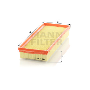 Фильтр воздушный MANN-FILTER C 38 001 Фильтр воздушный MANN-FILTER C 38 001