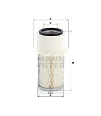 Фильтр воздушный MANN-FILTER C 934 X