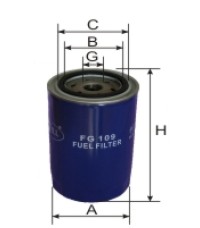 Фильтр топливный Goodwill FG109 Фильтр топливный Goodwill FG109