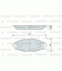 Колодки передние FRIXA FPD09 (ан. DBS3057) DAEWOO MATIZ, CHEVROLET SPARK, LANOS Колодки передние FRIXA FPD09 (ан. DBS3057) DAEWOO MATIZ, CHEVROLET SPARK, LANOS