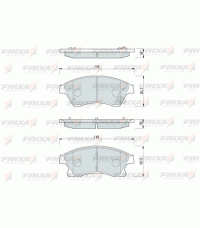 Колодки передние FRIXA FPD17 (ан. DBS3359) CHEVROLET CRUZE, ORLANDO/OPEL ASTRA J 09-/12/ Колодки передние FRIXA FPD17 (ан. DBS3359) CHEVROLET CRUZE, ORLANDO/OPEL ASTRA J 09-/12/
