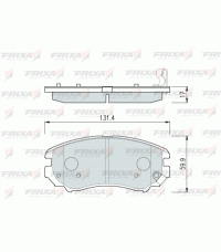 Колодки передние FRIXA FPH21 (ан. DBS3281) HYUNDAI ELANTRA (HD) Колодки передние FRIXA FPH21 (ан. DBS3281) HYUNDAI ELANTRA (HD)