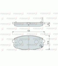 Колодки передние FRIXA FPK14N (ан. DBS3252) HYUNDAI i30, KIA CEED, CARENS, CERATO Колодки передние FRIXA FPK14N (ан. DBS3252) HYUNDAI i30, KIA CEED, CARENS, CERATO