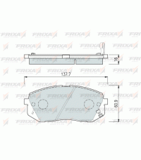 Колодки передние FRIXA FPK25 (ан. DBS3341) HYUNDAI IX35, TUCSON, KIA SPORTAGE, CARENS Колодки передние FRIXA FPK25 (ан. DBS3341) HYUNDAI IX35, TUCSON, KIA SPORTAGE, CARENS