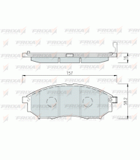 Колодки передние FRIXA FPS04 (ан. DBS3355) NISSAN MURANO, PATHFINDER, QASHQAI, INFINITI FX35 Колодки передние FRIXA FPS04 (ан. DBS3355) NISSAN MURANO, PATHFINDER, QASHQAI, INFINITI FX35