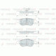 Колодки передние FRIXA FPS05 (ан. DBS2584) RENAULT DUSTER, FLUENCE, MEGANE III Колодки передние FRIXA FPS05 (ан. DBS2584) RENAULT DUSTER, FLUENCE, MEGANE III