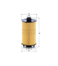 Фильтр масляный MANN-FILTER HU12007X