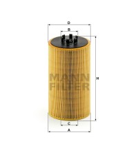 Фильтр масляный MANN-FILTER HU13125X
