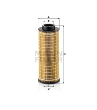 Фильтр масляный MANN-FILTER HU 1072 X