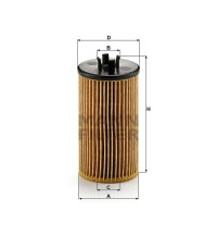 Фильтр масляный MANN-FILTER HU 612/2 X