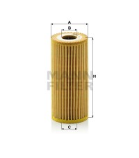 Фильтр масляный MANN-FILTER HU 615/3 X