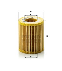Фильтр масляный MANN-FILTER HU 711/4 X