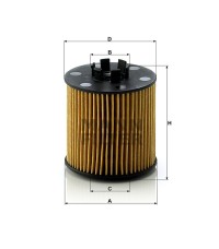 Фильтр масляный MANN-FILTER HU 712/6 X