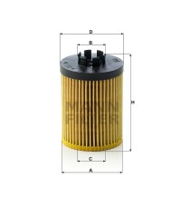Фильтр масляный MANN-FILTER HU 712/8 X