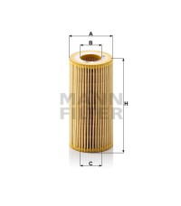 Фильтр масляный MANN-FILTER HU 719/8 Y