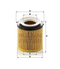Фильтр масляный MANN-FILTER HU 8002 Y